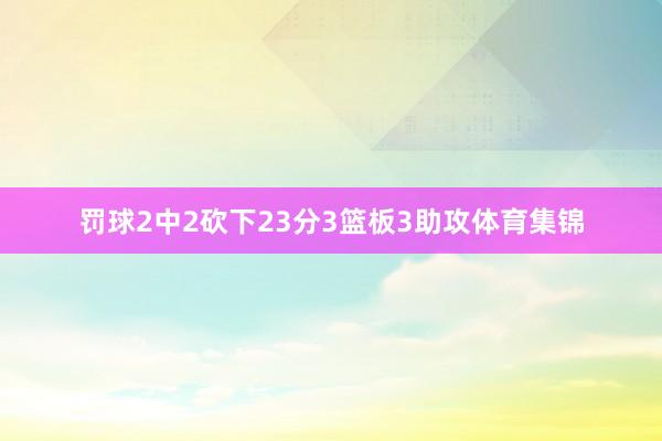 罚球2中2砍下23分3篮板3助攻体育集锦