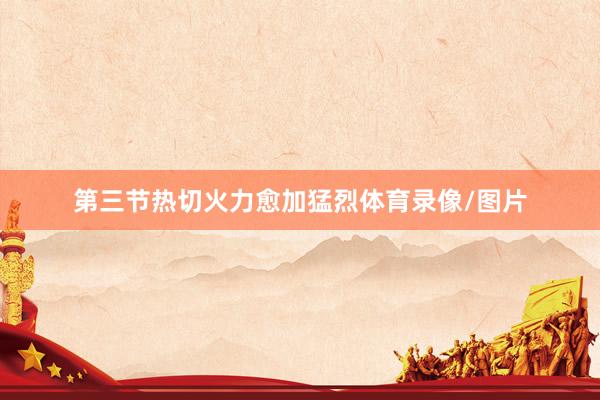 第三节热切火力愈加猛烈体育录像/图片