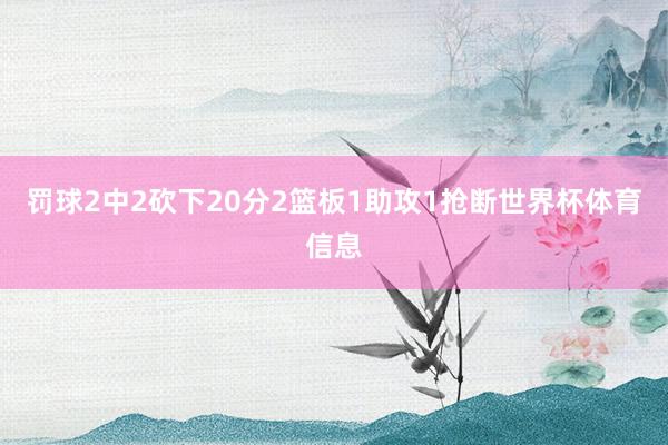 罚球2中2砍下20分2篮板1助攻1抢断世界杯体育信息