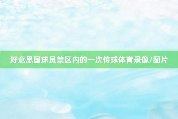 好意思国球员禁区内的一次传球体育录像/图片