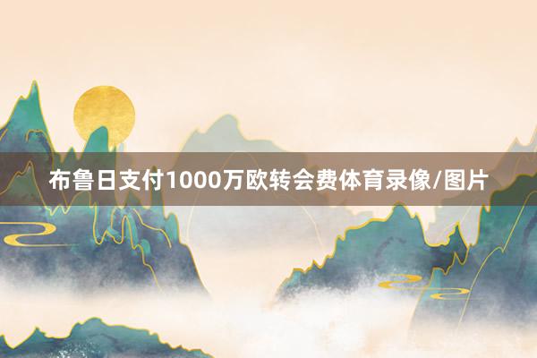 布鲁日支付1000万欧转会费体育录像/图片