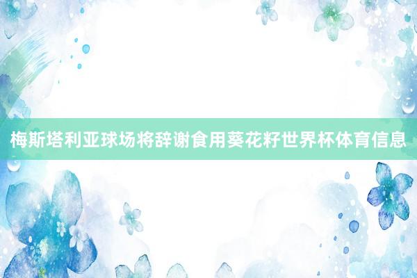 梅斯塔利亚球场将辞谢食用葵花籽世界杯体育信息