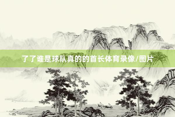 了了谁是球队真的的首长体育录像/图片