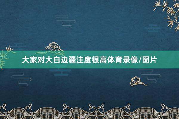 大家对大白边疆注度很高体育录像/图片