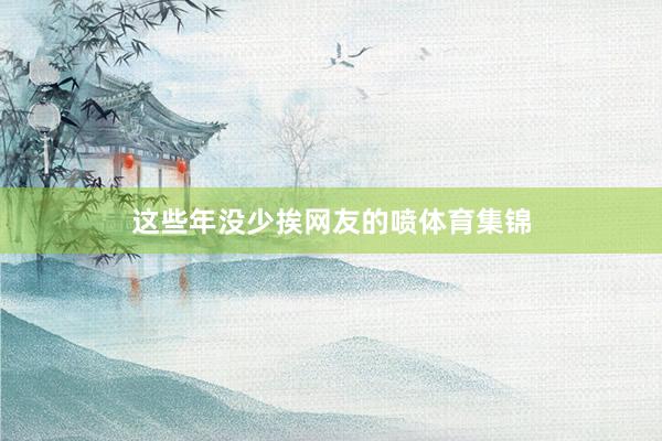 这些年没少挨网友的喷体育集锦