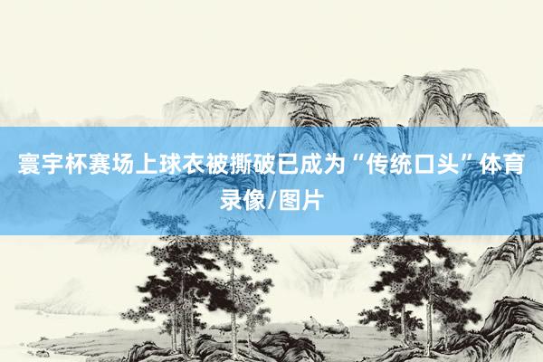 寰宇杯赛场上球衣被撕破已成为“传统口头”体育录像/图片